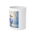 Christian Shield Mug — “No weapon formed against you shall prosper” 11oz Ceramic